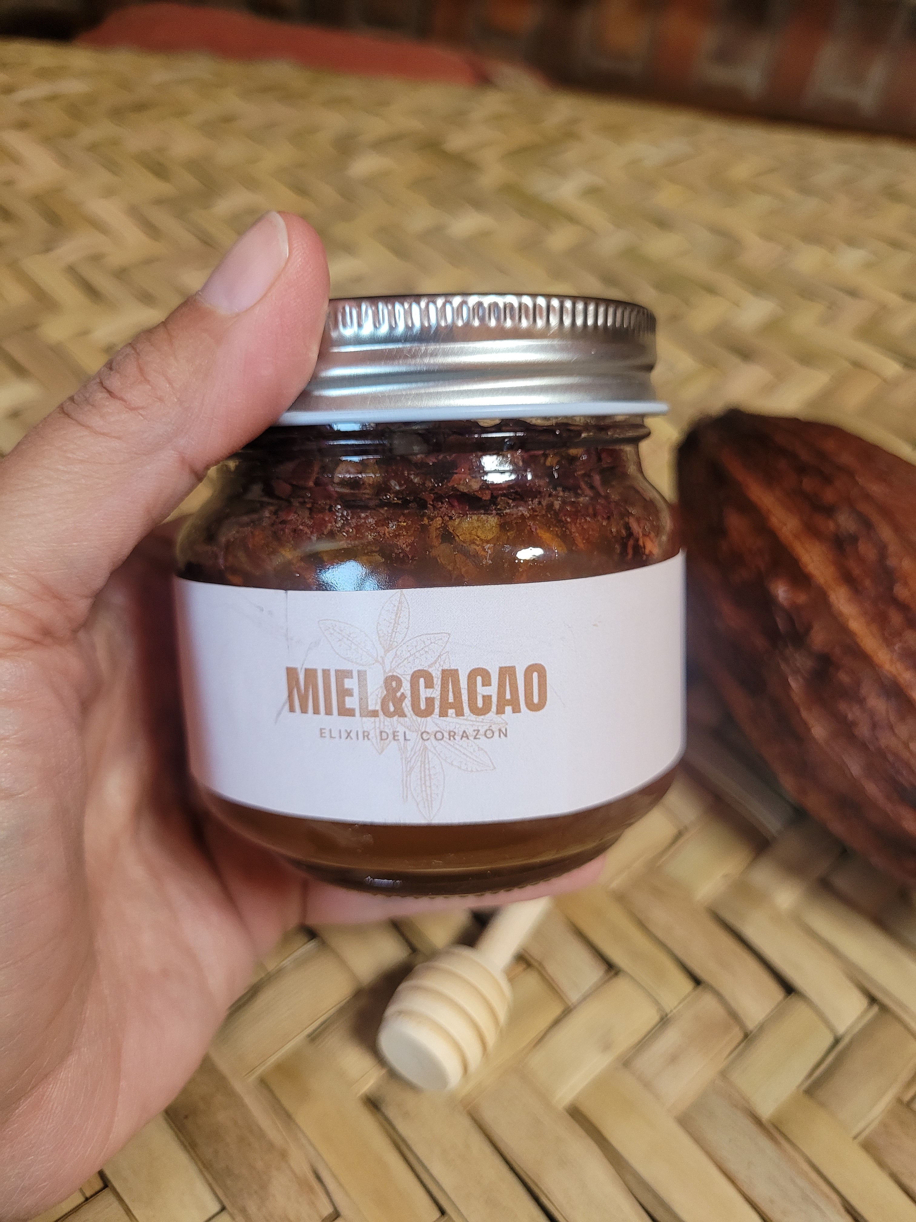 Miel con cacao tostado y sal de mar · 220 ml