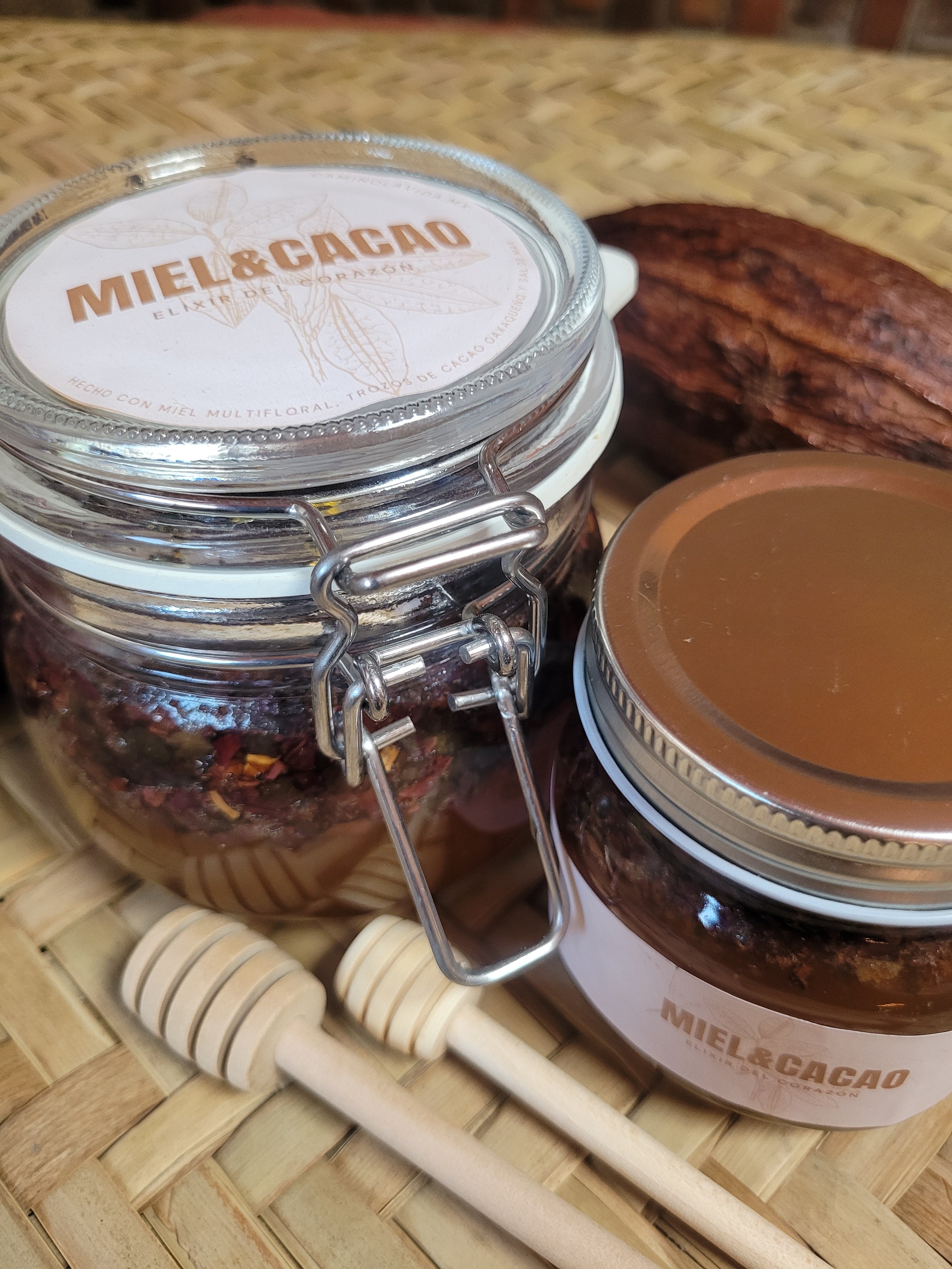 Miel con cacao tostado y sal de mar · 220 ml