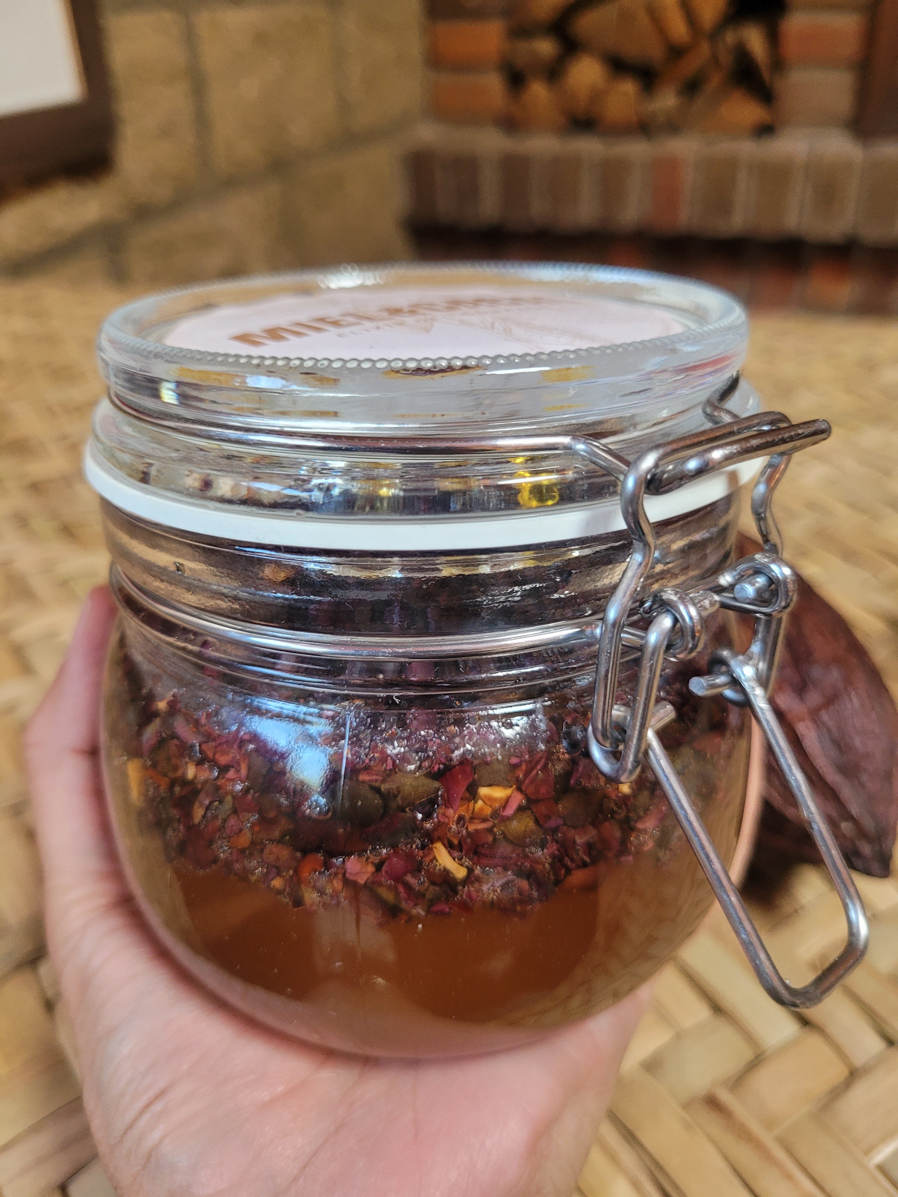 Miel con cacao tostado y sal de mar · 500 ml